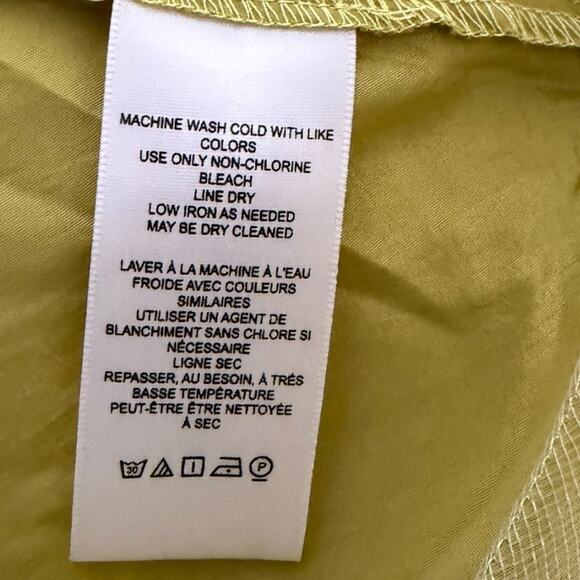 Free People Emory Drop-Waist Midi Skirt Women's Small Lentil Nylon Tiered NEW - Picture 7 of 7